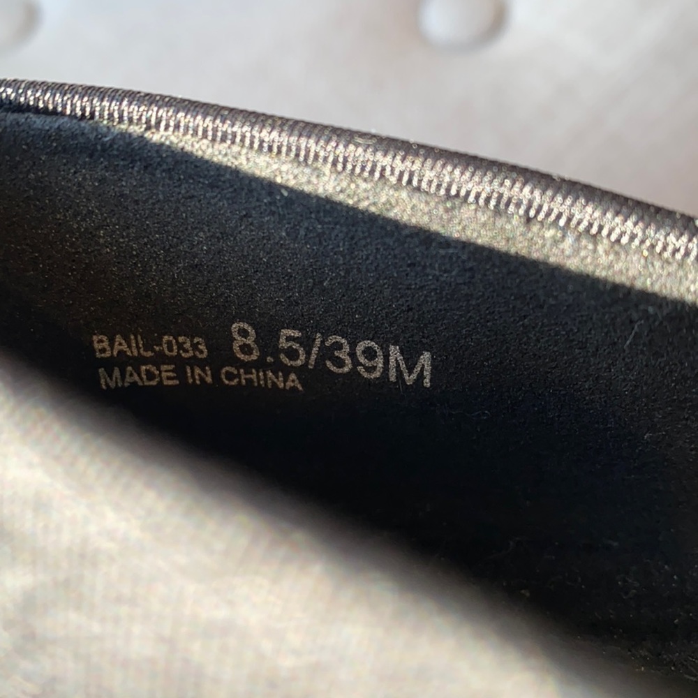 Chinese Laundry Bail 1.5" Wedge Black Slip On Flats Ballerina 8.5M - Picture 10 of 13